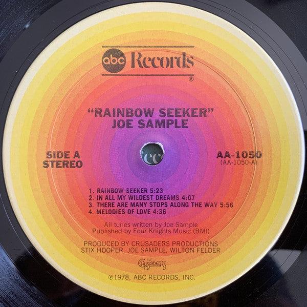 Joe Sample - Rainbow Seeker (LP, Album, San)