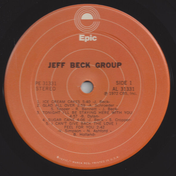Jeff Beck Group - Jeff Beck Group (LP, Album, RP, Mis)