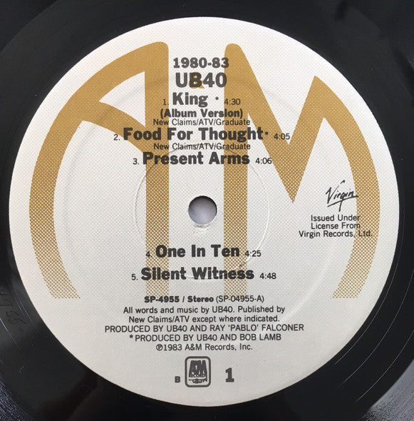 UB40 - 1980-1983 (LP, Comp, B =)