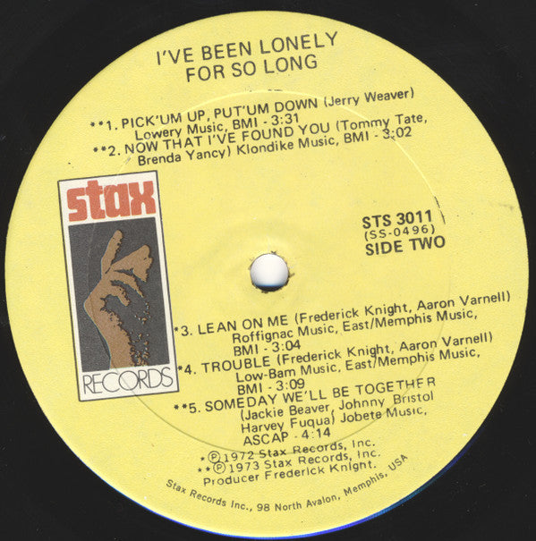 Frederick Knight - I've Been Lonely For So Long (LP, Album)