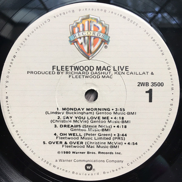 Fleetwood Mac - Fleetwood Mac Live (2xLP, Album, LA )
