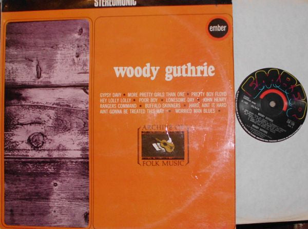 Woody Guthrie - Woody Guthrie (LP, Comp, RE)