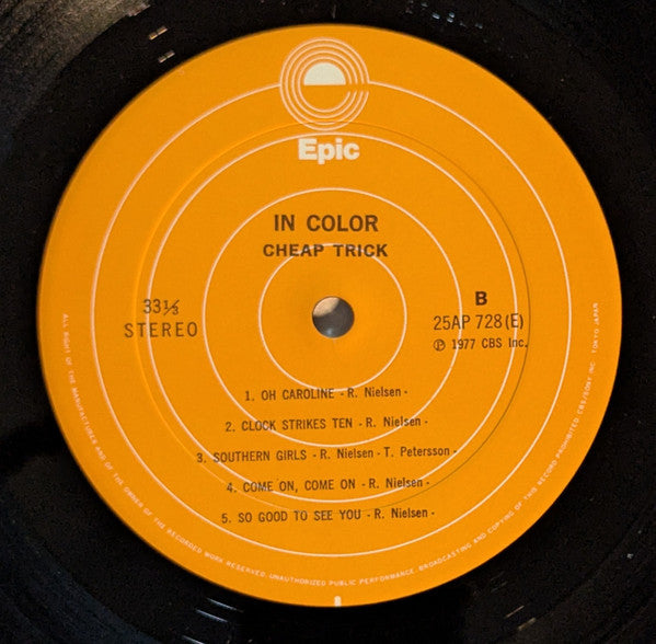 Cheap Trick - In Color  (LP, Album)