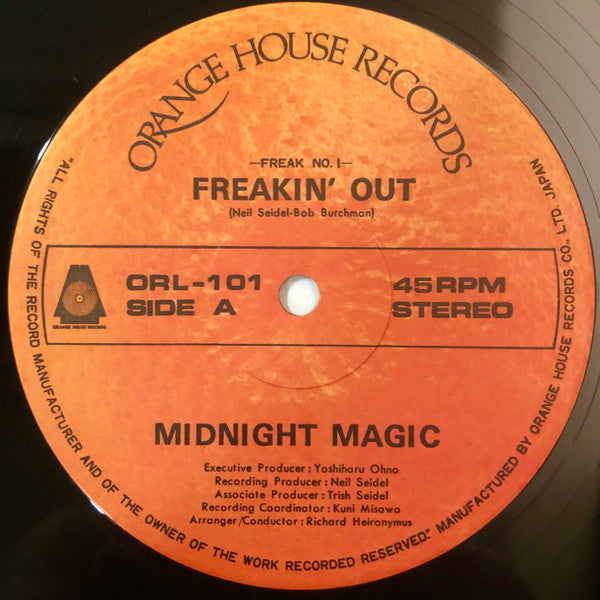 Midnight Magic (3) - Freakin' Out / Runnin' Machine (12"", Maxi)