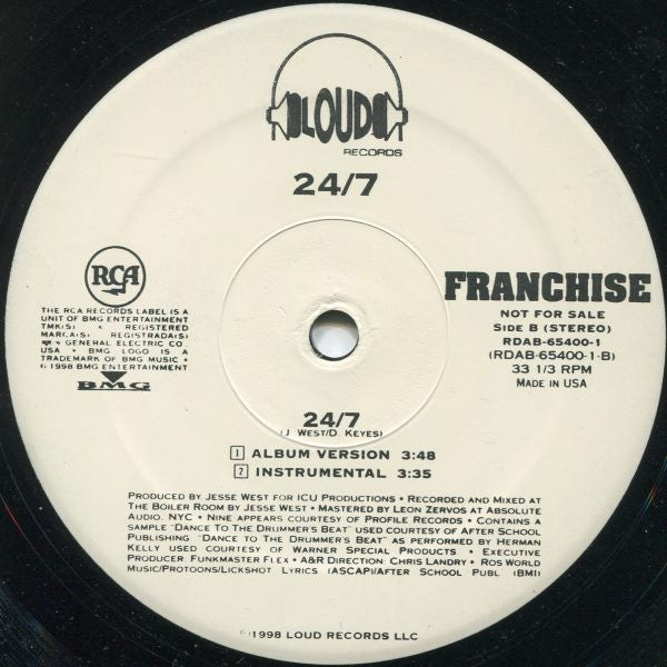 24/7 (2) - 24/7 (12"", Promo)