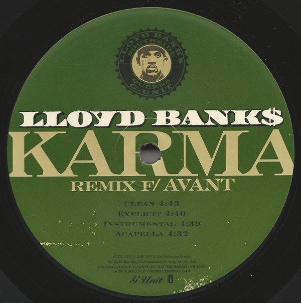 Lloyd Banks - Karma (Remix) (12"", Promo)