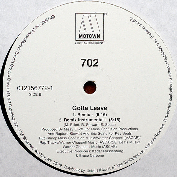 702 - Gotta Leave (12"")