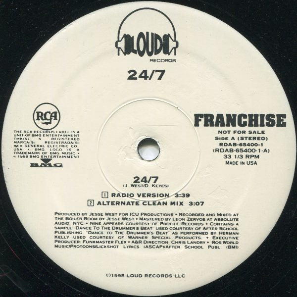 24/7 (2) - 24/7 (12"", Promo)