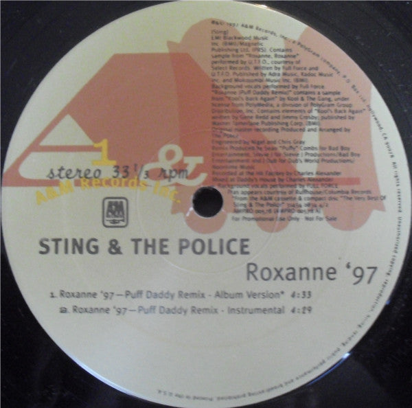 Sting & The Police feat. Pras* - Roxanne '97 (12"")