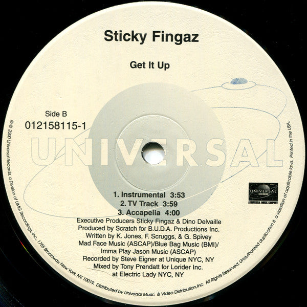 Sticky Fingaz - Get It Up (12"")