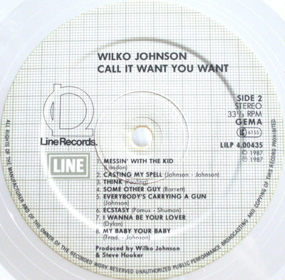 Wilko Johnson - Call It What You Want (LP, Album, Whi) – mion.records