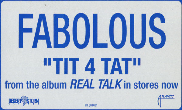 Fabolous - Tit 4 Tat (12"", Promo)