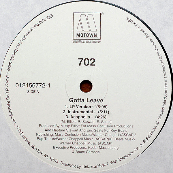 702 - Gotta Leave (12"")