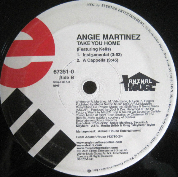Angie Martinez - Take You Home (12"")