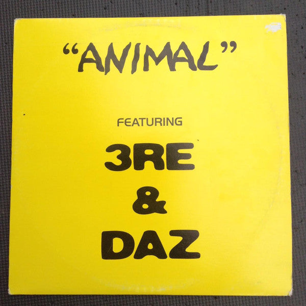 3re Tha Hardaway* & Daz* - Animal (12"", Promo)