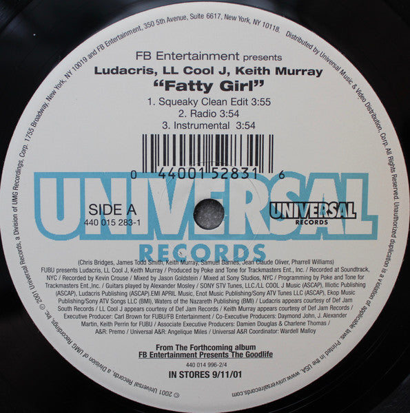 FB Entertainment - Fatty Girl(12", Single)
