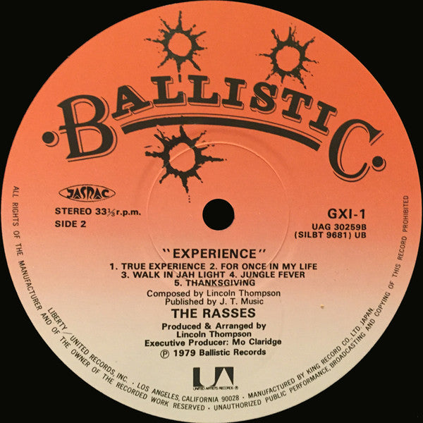 The Rasses* - Experience (LP, Album)