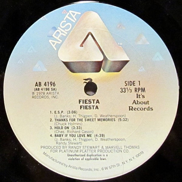 Fiesta (5) - Fiesta (LP, Album)