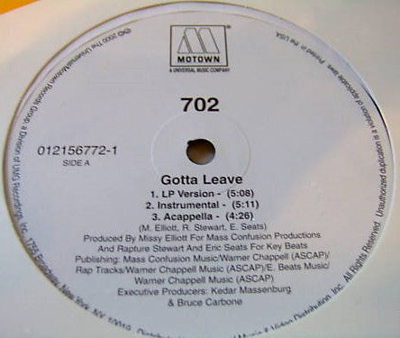 702 - Gotta Leave (12"")