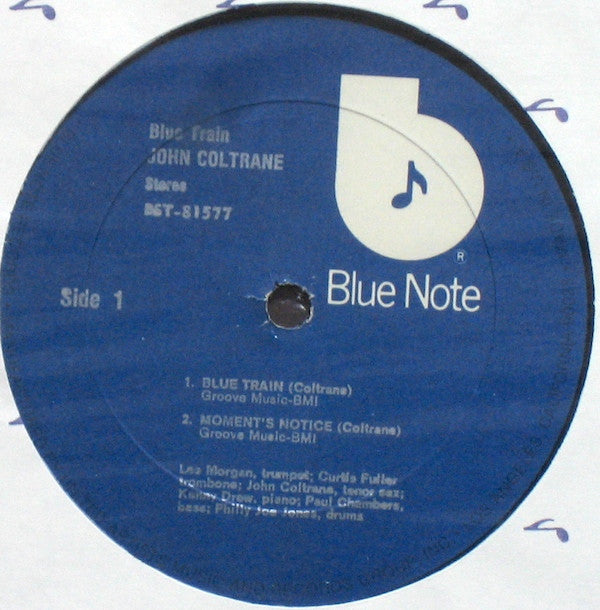 John Coltrane - Blue Train (LP, Album, RE, Whi)