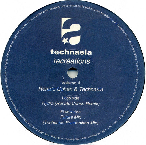 Technasia - Recréations (Volume 4) (12"")