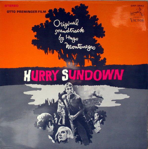 Hugo Montenegro - Hurry Sundown (LP, Album, Promo)