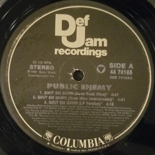 Public Enemy - Shut Em Down (12"")