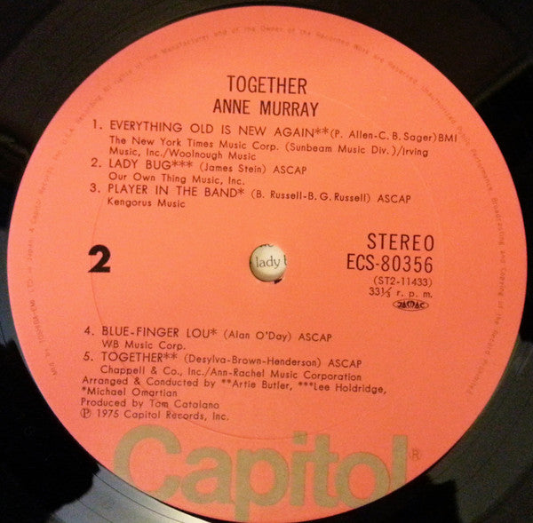 Anne Murray - Together (LP, Album)