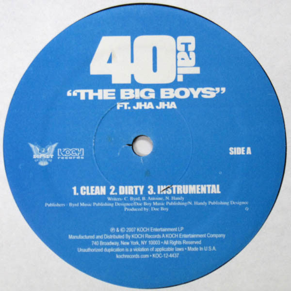 40 Cal - The Big Boys (12"")