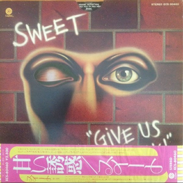 Sweet* - Give Us A Wink = 甘い誘惑 (LP, Album, Die)