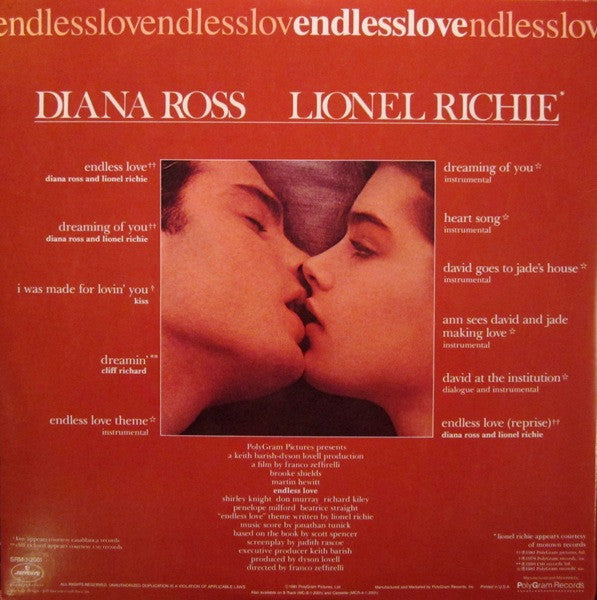 Various - Endless Love Original Motion Picture Soundtrack(LP, Comp,...