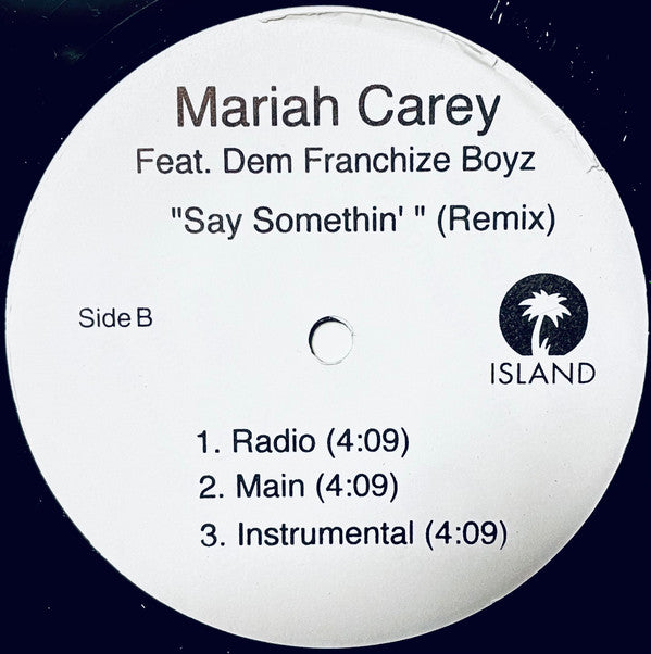 Mariah Carey - Say Somethin' (Remix)(12", Single)