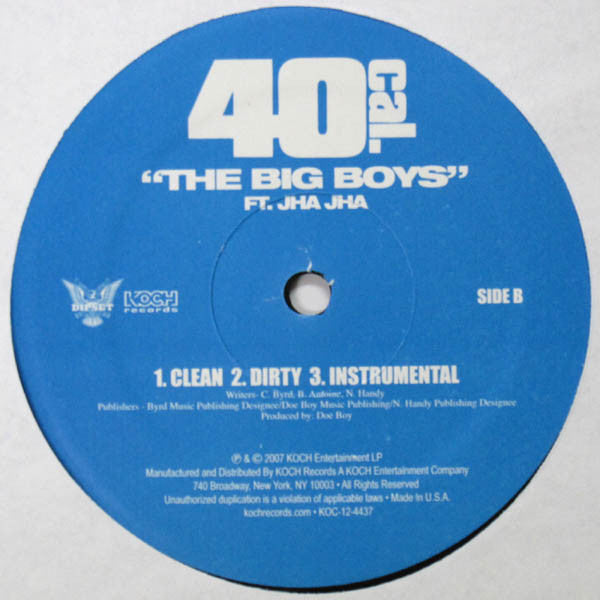 40 Cal - The Big Boys (12"")