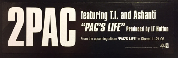 2Pac Featuring T.I. & Ashanti - Pac's Life (12"", Single)