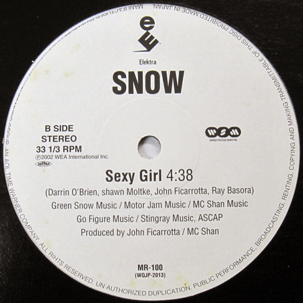 Snow (2) - Informer / Sexy Girl (12"", Single)
