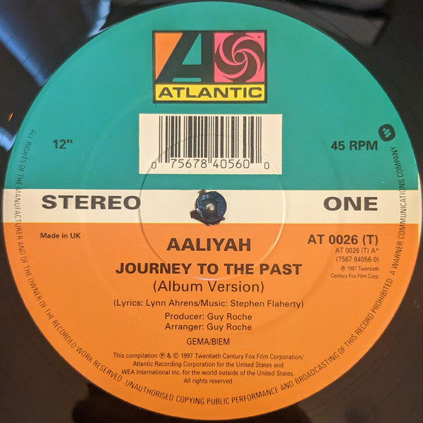Aaliyah - Journey To The Past (12"", Single)