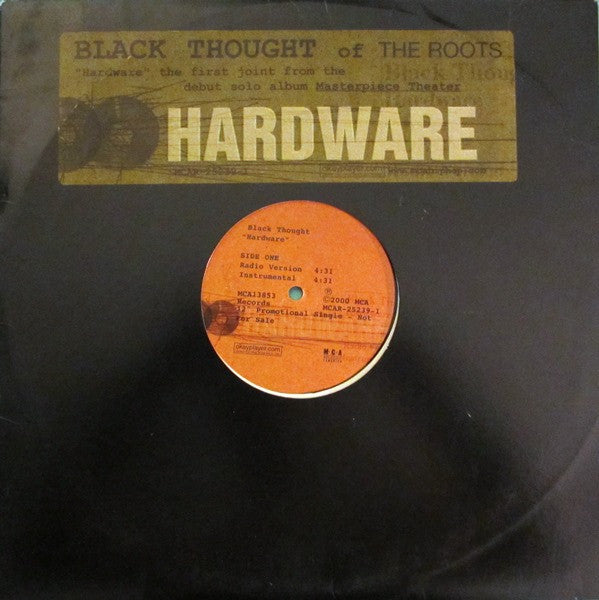 Black Thought - Hardware (12"", Promo)