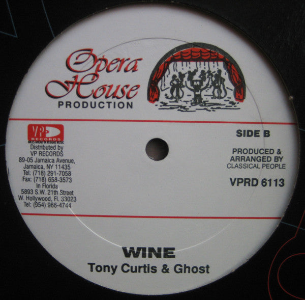 Red Rat / Tony Curtis & Ghost (6) - Dwayne / Wine (12"")