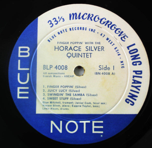 The Horace Silver Quintet - Finger Poppin' With The Horace Silver Q...
