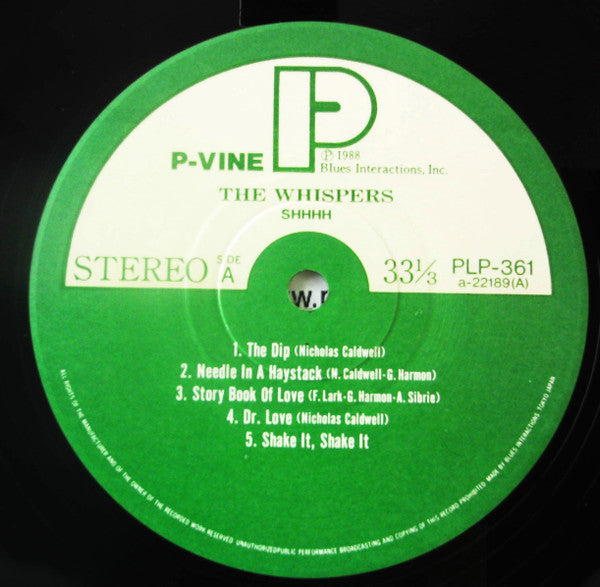 The Whispers - Shhhh (LP, Comp)