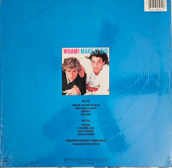 Wham! - Make It Big (LP, Album, Pit)