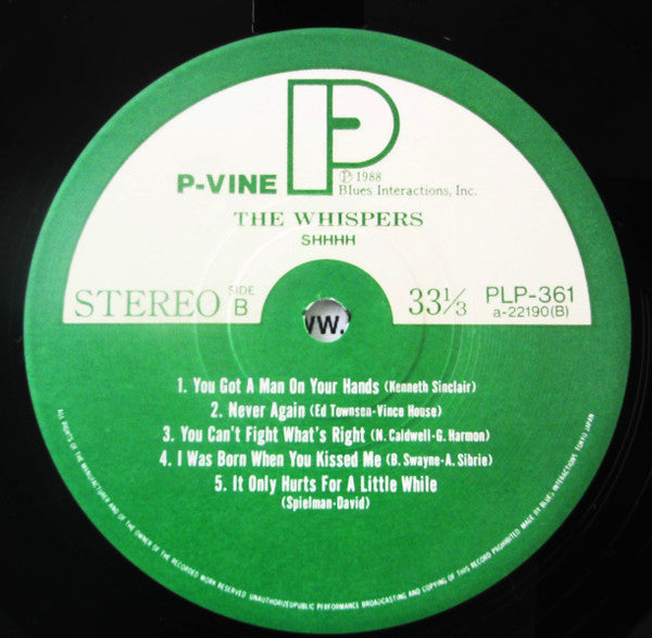 The Whispers - Shhhh (LP, Comp)