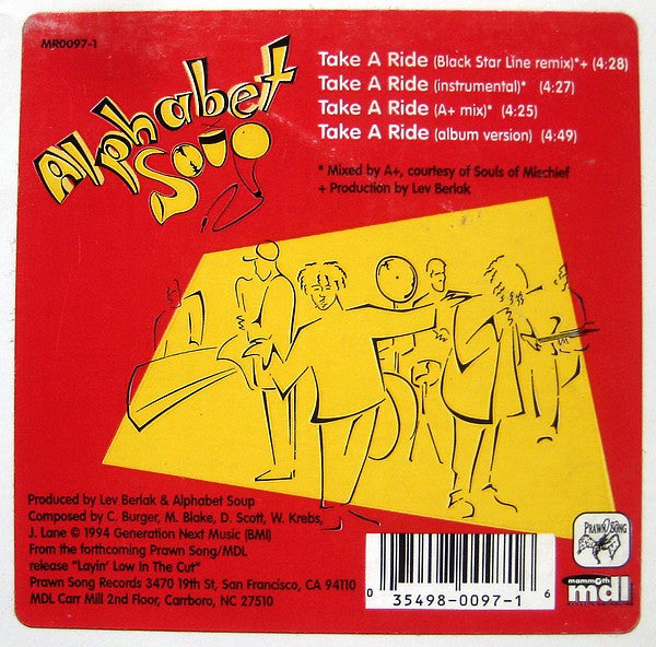 Alphabet Soup (2) - Take A Ride (12"")