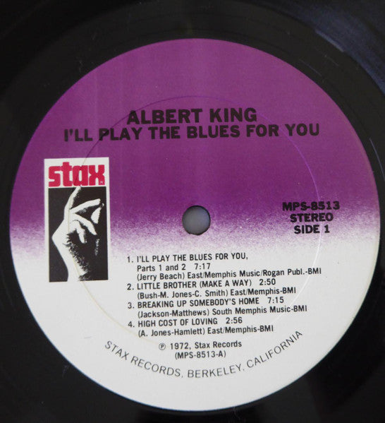 Albert King - I'll Play The Blues For You (LP, Album, RE, RM)