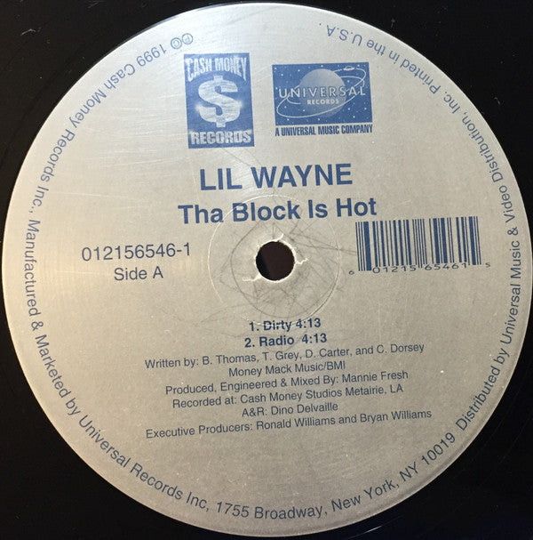 Lil Wayne - The Block Is Hot (12"")