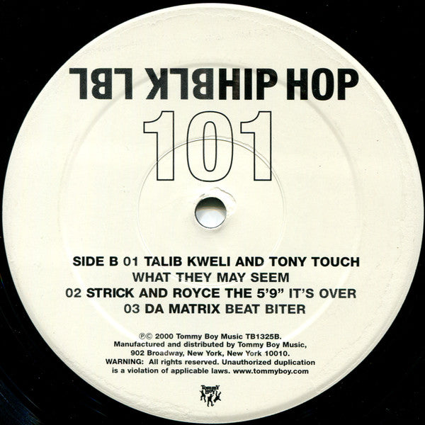 Various - Black Label: Hip Hop 101 (2xLP, Comp)