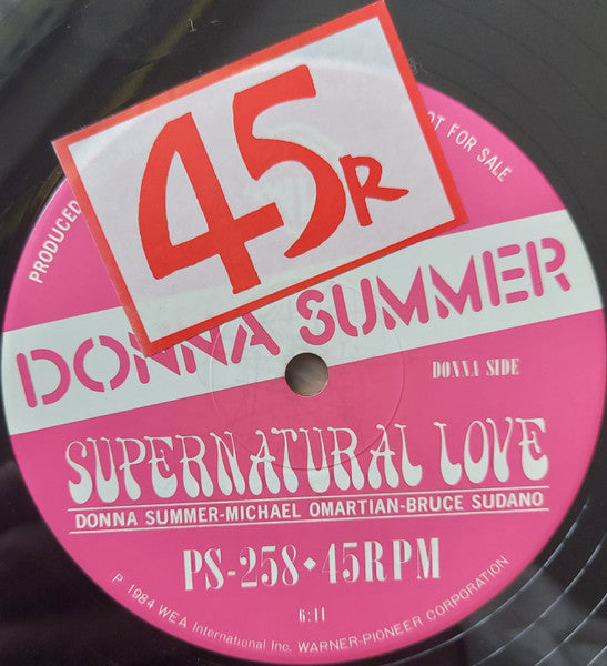 Donna Summer - Supernatural Love (12 Inch Extended Version) / Like ...