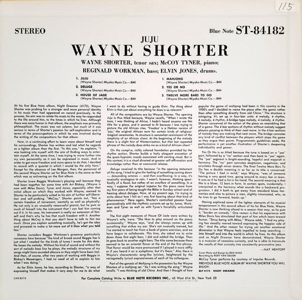 Wayne Shorter - Juju (LP, Album, RE)