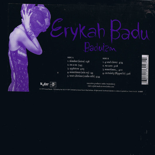 Erykah Badu - Baduizm (LP, Album, RE)