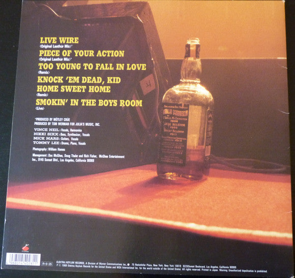 Mötley Crüe - Raw Tracks (12"", EP, Comp)